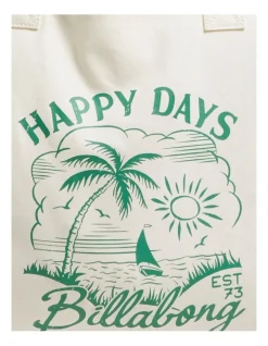 Billabong Happy Days Bag In White -Mocha shop 975660670 4 720x928