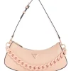 Guess Corina Zip Top Shoulder Bag In Pink -Mocha shop 977208490 1 720x928