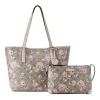 Nine West Delaine Floral Logo Tote Bag In Grey -Mocha shop 977787010 1 720x928