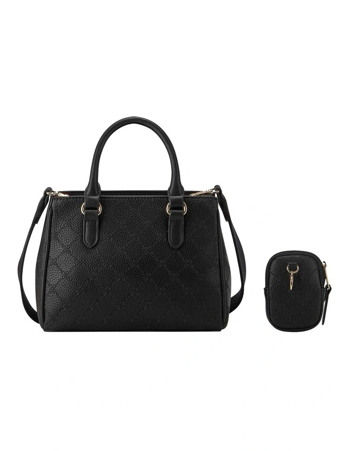 Nine West Houghton Black Satchel Bag In Black 4 Nine West Houghton Black Satchel Bag In Black - Image 2