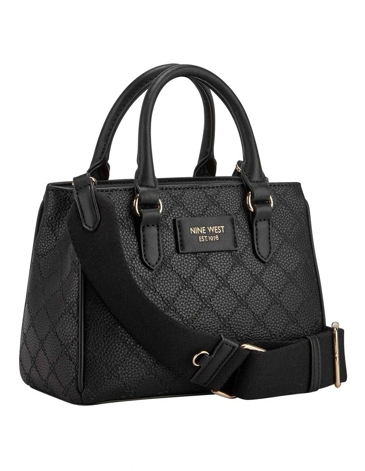 Nine West Houghton Black Satchel Bag In Black 6 Nine West Houghton Black Satchel Bag In Black - Image 4
