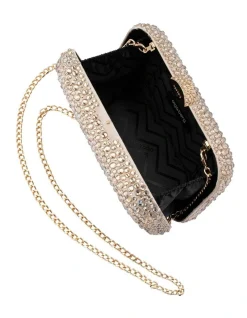 Olga Berg Casey Clutch Bag In Gold 9 Olga Berg Casey Clutch Bag In Gold -Mocha shop 978297490 5 720x928