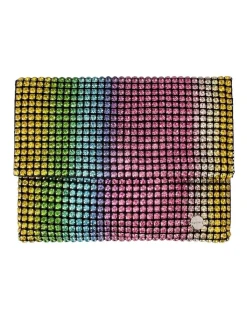 Olga Berg Dianna Clutch Bag In Multi