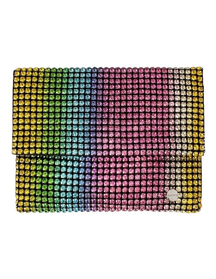 Olga Berg Dianna Clutch Bag In Multi 3 Olga Berg Dianna Clutch Bag In Multi