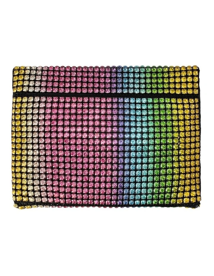 Olga Berg Dianna Clutch Bag In Multi 6 Olga Berg Dianna Clutch Bag In Multi - Image 4