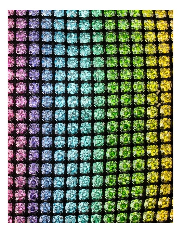 Olga Berg Dianna Clutch Bag In Multi 7 Olga Berg Dianna Clutch Bag In Multi - Image 5