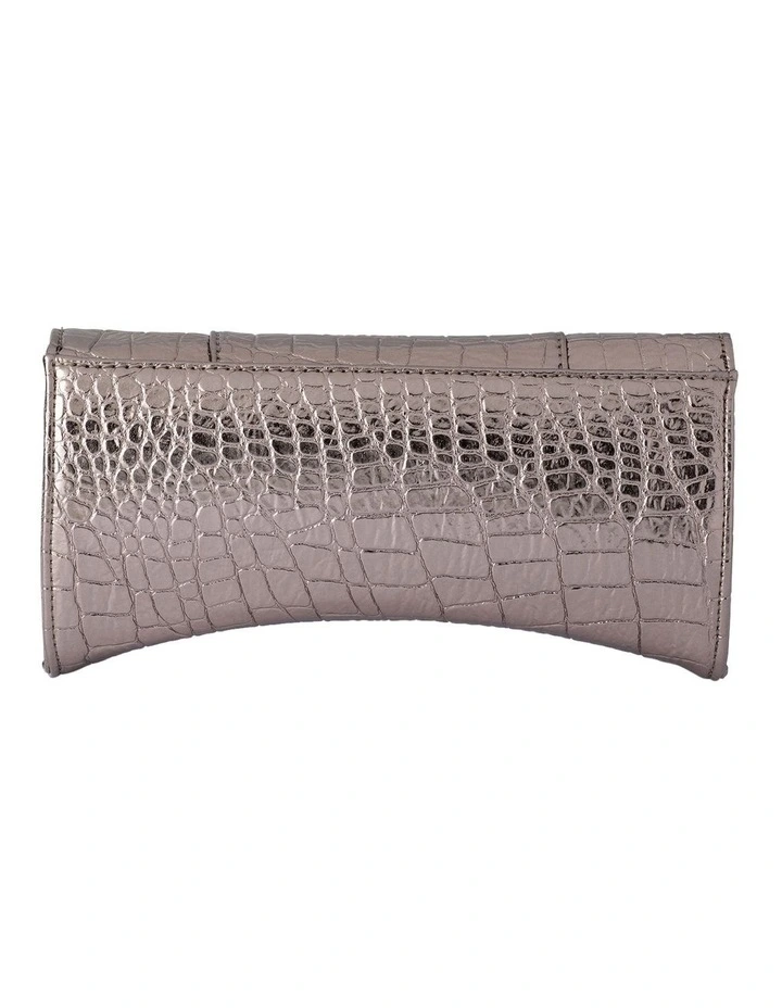 Olga Berg Tash Clutch Bag In Gunmetal 6 Olga Berg Tash Clutch Bag In Gunmetal - Image 4