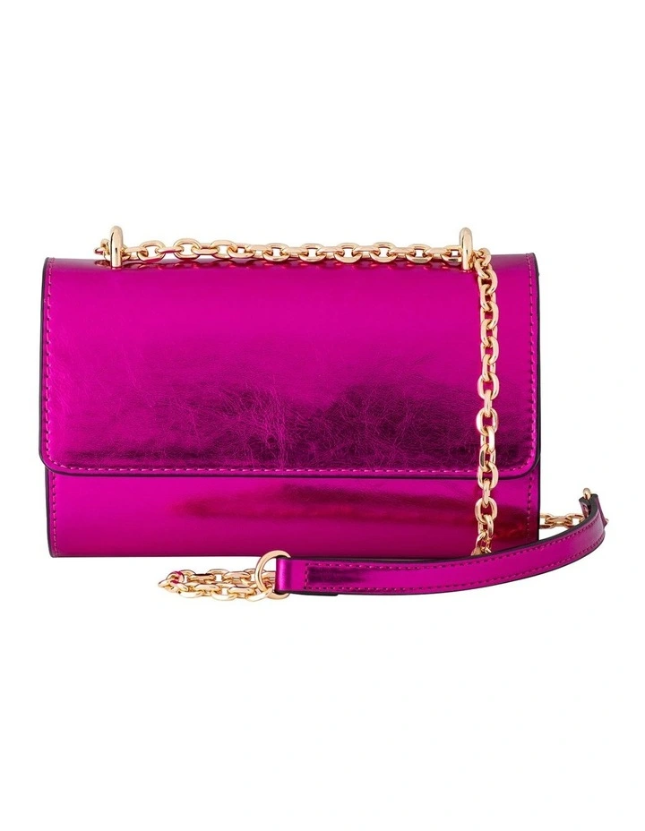 Olga Berg Liliana Shoulder Bag In Pink 3 Olga Berg Liliana Shoulder Bag In Pink
