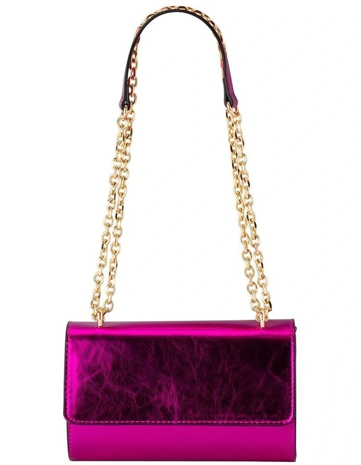 Olga Berg Liliana Shoulder Bag In Pink 4 Olga Berg Liliana Shoulder Bag In Pink - Image 2