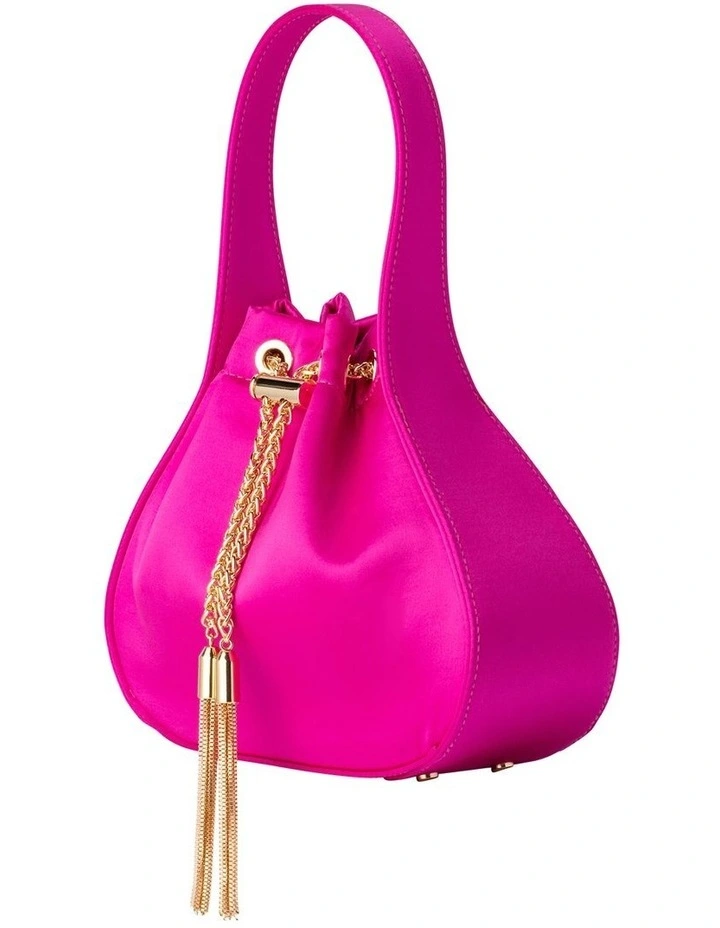 Olga Berg Miki Top Handle Bag In Pink 4 Olga Berg Miki Top Handle Bag In Pink - Image 2