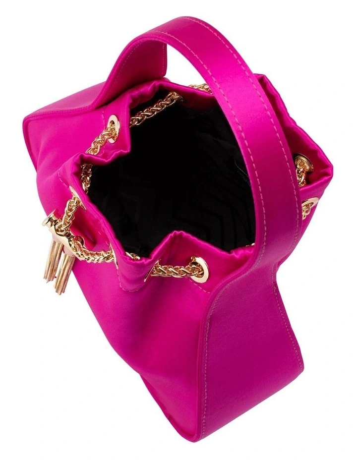 Olga Berg Miki Top Handle Bag In Pink 5 Olga Berg Miki Top Handle Bag In Pink - Image 3