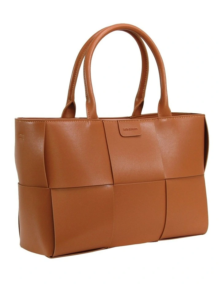 Belle & Bloom Long Way Home Woven Tote In Brown 4 Belle & Bloom Long Way Home Woven Tote In Brown - Image 2