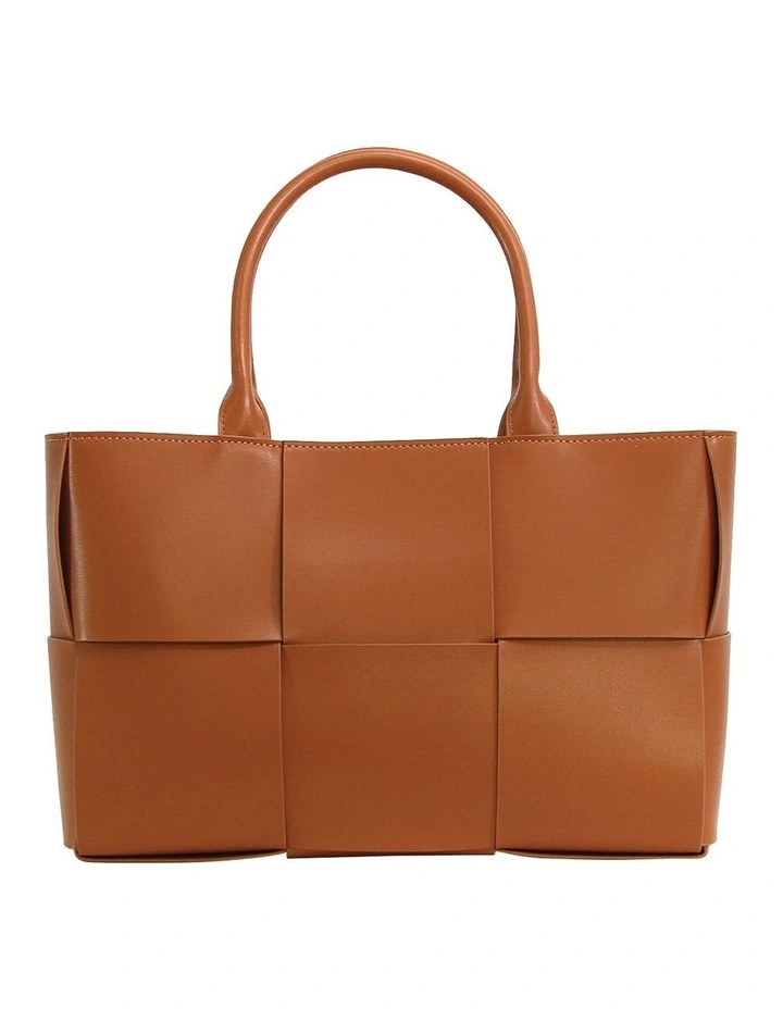 Belle & Bloom Long Way Home Woven Tote In Brown 5 Belle & Bloom Long Way Home Woven Tote In Brown - Image 3