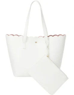 Review Izzy Tote In White