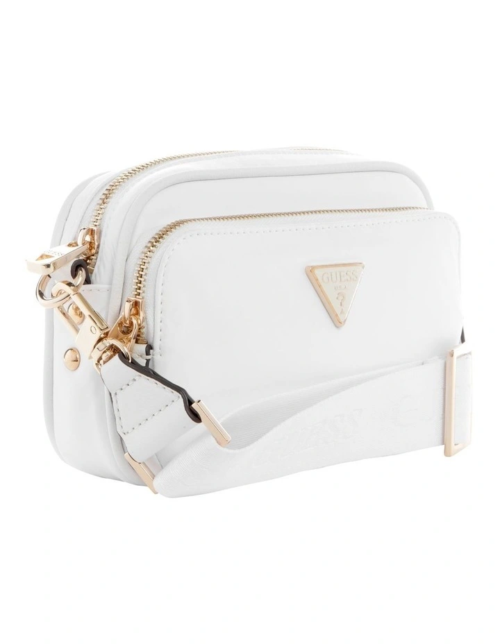 Guess Eco Gemma Crossbody Bag In White 6 Guess Eco Gemma Crossbody Bag In White - Image 4