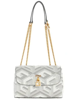 Guess Montreal Logo Crossbody Bag In Grey