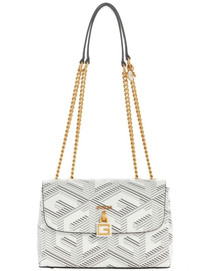 Guess Montreal Logo Crossbody Bag In Grey 3 Guess Montreal Logo Crossbody Bag In Grey