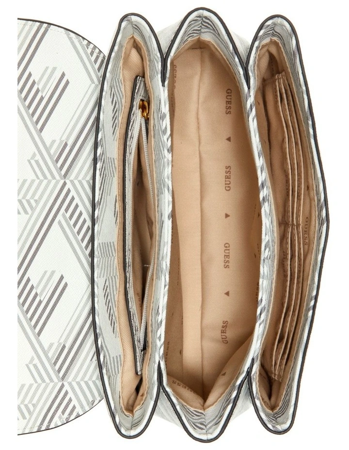 Guess Montreal Logo Crossbody Bag In Grey 5 Guess Montreal Logo Crossbody Bag In Grey - Image 3