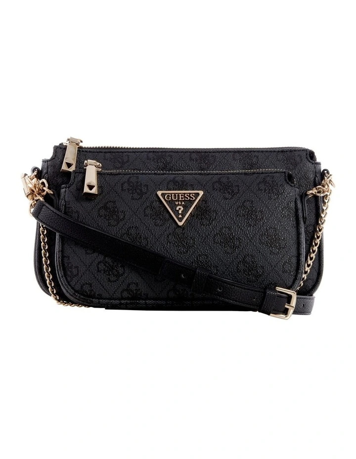 Guess Noelle Logo Crossbody Bag In Black 3 Guess Noelle Logo Crossbody Bag In Black