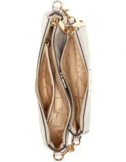 Guess Noelle Dove Logo Crossbody Bag In White -Mocha shop 979102180 3 720x928