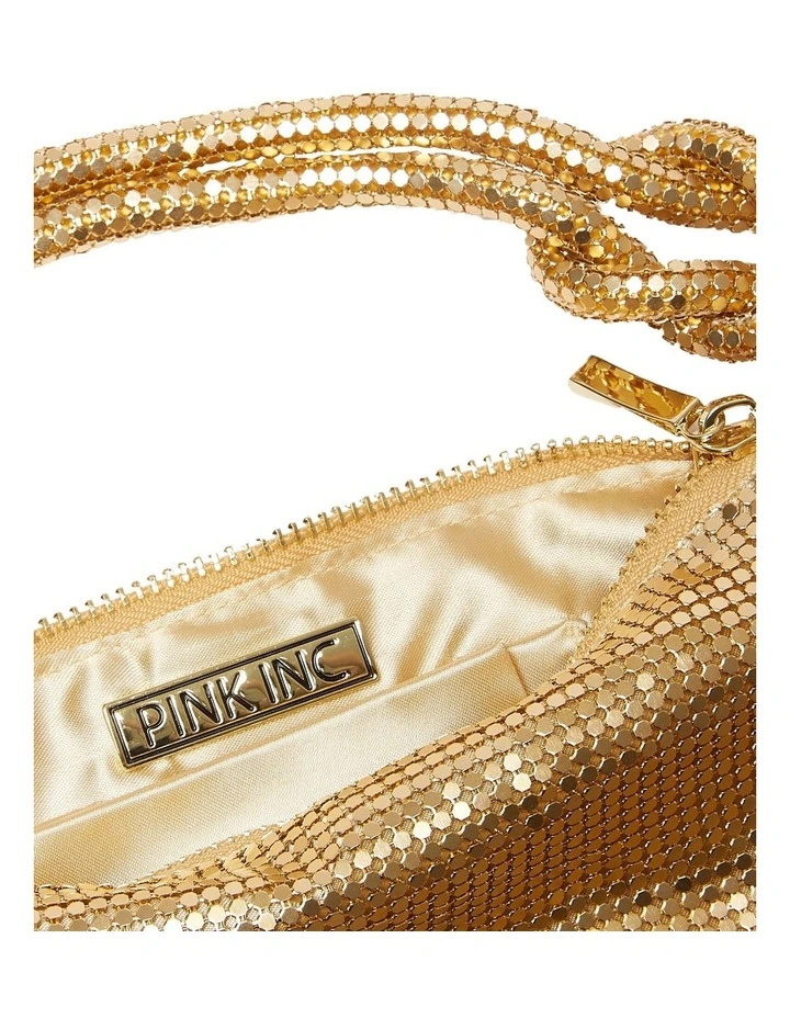 Pink Inc Swoon Bag In Gold 6 Pink Inc Swoon Bag In Gold - Image 4