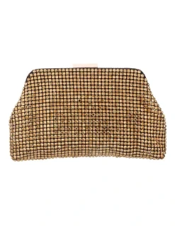 NINA Marilyn Bag In Gold Crystal Mesh 9 NINA Marilyn Bag In Gold Crystal Mesh -Mocha shop 981195940 4 720x928