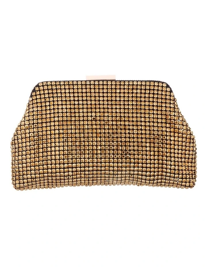 NINA Marilyn Bag In Gold Crystal Mesh 6 NINA Marilyn Bag In Gold Crystal Mesh - Image 4