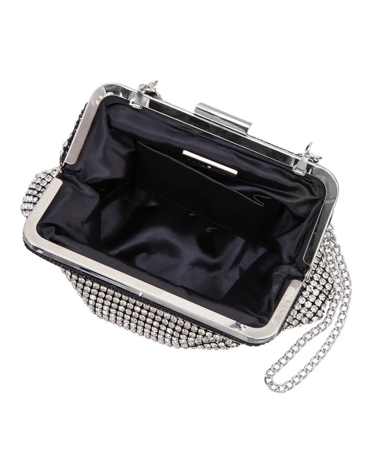 NINA Marilyn Bag In Silver Crystal Mesh 5 NINA Marilyn Bag In Silver Crystal Mesh - Image 3