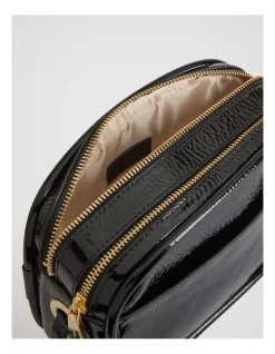 Witchery Leather Patent Camera Bag In Black Patent 11 Witchery Leather Patent Camera Bag In Black Patent -Mocha shop 981665470 4 720x928