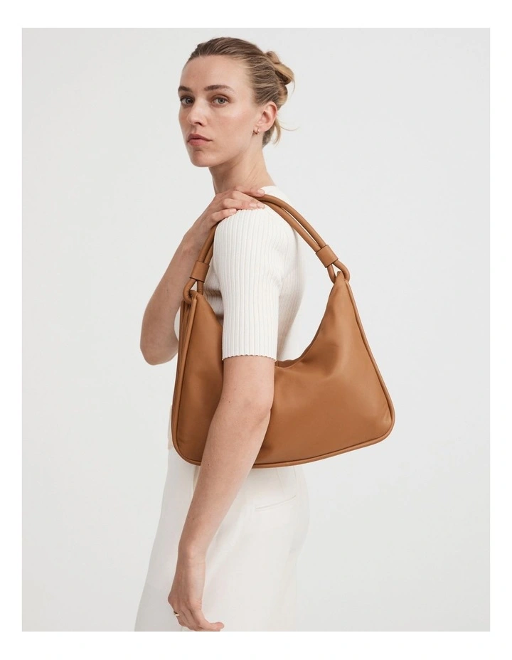 Witchery Soft Leather Shoulder Bag In Ginger 4 Witchery Soft Leather Shoulder Bag In Ginger - Image 2