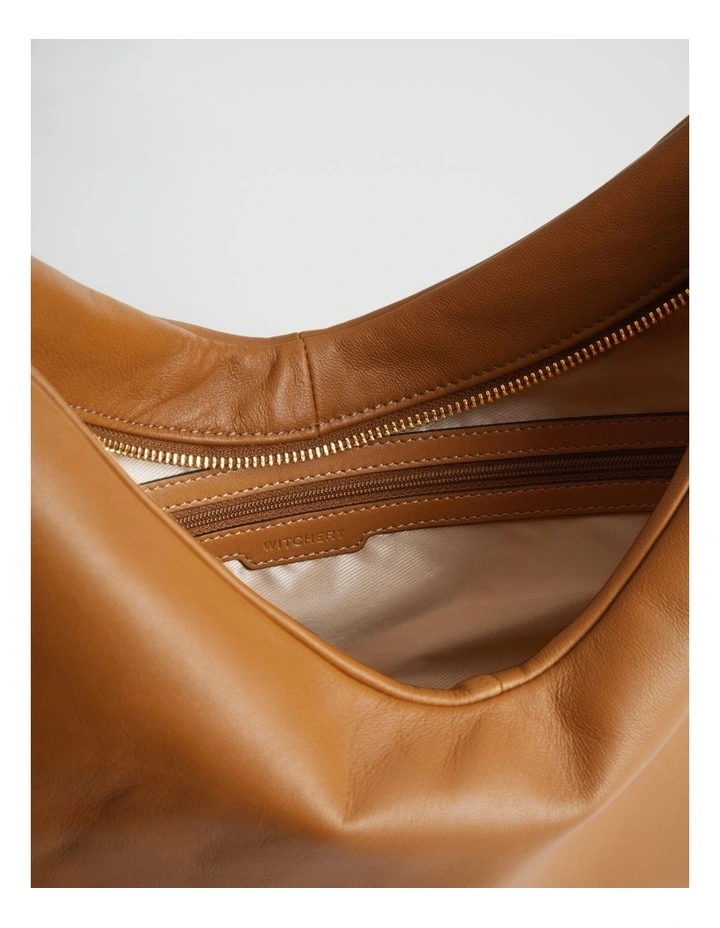 Witchery Soft Leather Shoulder Bag In Ginger 6 Witchery Soft Leather Shoulder Bag In Ginger - Image 4