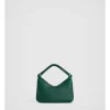 Witchery Soft Leather Shoulder Bag In Teal Green