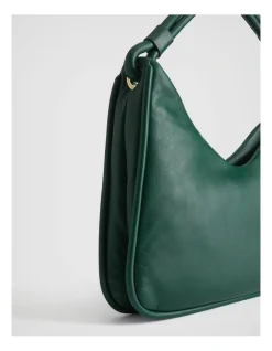 Witchery Soft Leather Shoulder Bag In Teal Green -Mocha shop 981767710 3 720x928