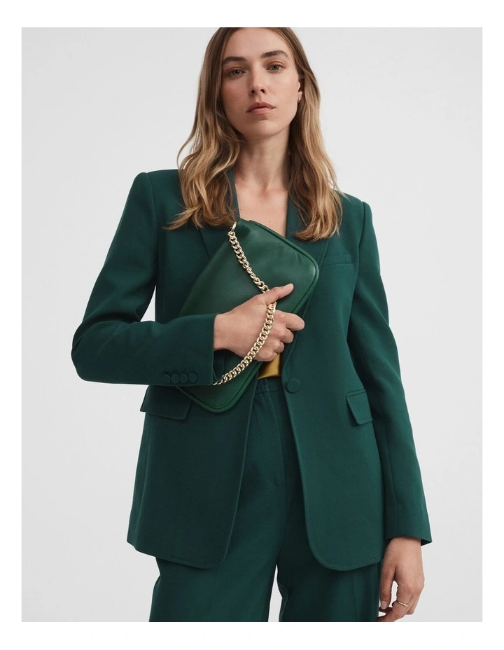 Witchery Soft Leather Sling In Teal Green 4 Witchery Soft Leather Sling In Teal Green - Image 2