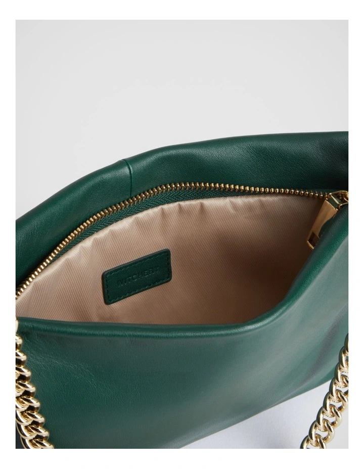 Witchery Soft Leather Sling In Teal Green 6 Witchery Soft Leather Sling In Teal Green - Image 4