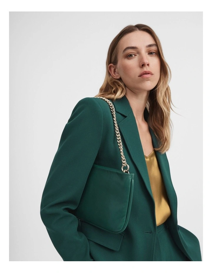 Witchery Soft Leather Sling In Teal Green 8 Witchery Soft Leather Sling In Teal Green - Image 6