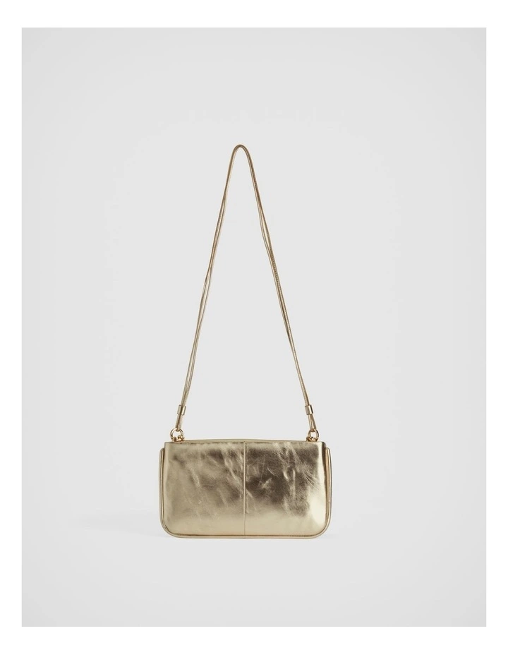 Witchery Metallic Leather Sling In Gold 7 Witchery Metallic Leather Sling In Gold - Image 5