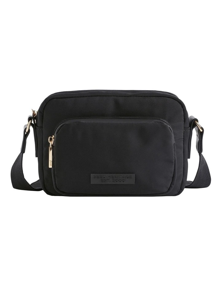 Seed Heritage Heritage Logo Camera Bag In Black 3 Seed Heritage Heritage Logo Camera Bag In Black