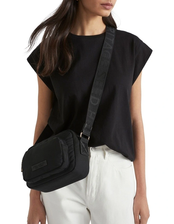 Seed Heritage Heritage Logo Camera Bag In Black 4 Seed Heritage Heritage Logo Camera Bag In Black - Image 2