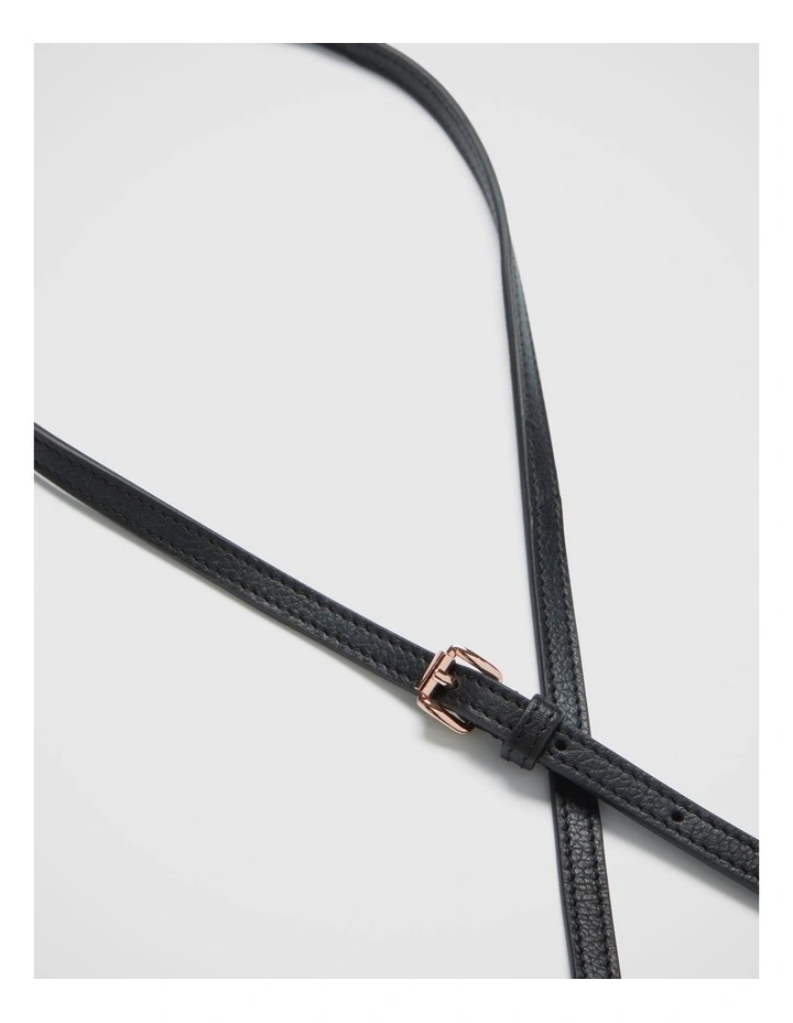 Mimco Link Bag Shoulder Strap In Black Rose Gold 5 Mimco Link Bag Shoulder Strap In Black Rose Gold - Image 3