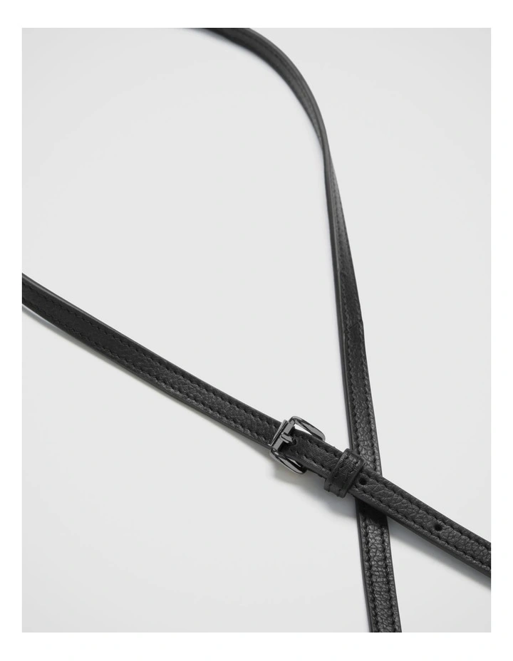 Mimco Link Bag Shoulder Strap In Black Gunmetal 5 Mimco Link Bag Shoulder Strap In Black Gunmetal - Image 3