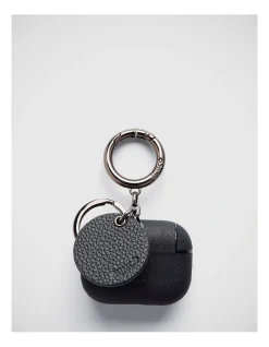 Mimco Mimpod Airpod Pro Keyring Case In Black Gunmetal 7 Mimco Mimpod Airpod Pro Keyring Case In Black Gunmetal -Mocha shop 982422010 3 720x928