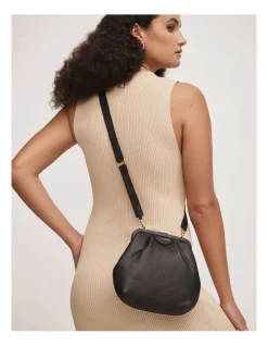 Mimco Tech Webbing Bag Strap In Black Light Gold -Mocha shop 982424170 4 720x928