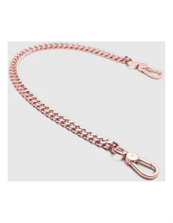 Mimco Link Chain Shoulder Bag Strap In Rose Gold