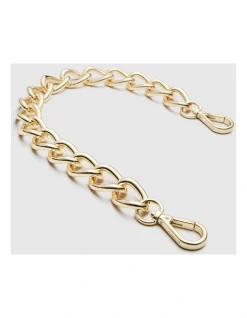 Mimco Chunky Chain Shoulder Bag Strap In Light Gold