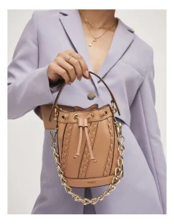 Mimco Chunky Chain Shoulder Bag Strap In Light Gold -Mocha shop 982425250 4 720x928