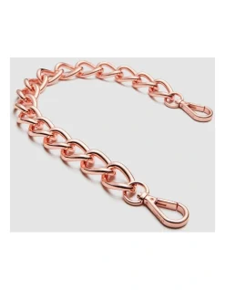 Mimco Chunky Chain Shoulder Bag Strap In Rose Gold