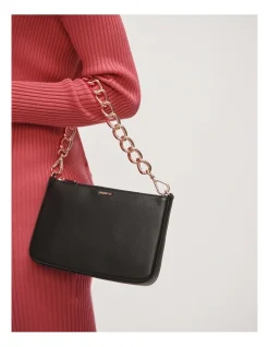 Mimco Chunky Chain Shoulder Bag Strap In Rose Gold -Mocha shop 982425340 4 720x928