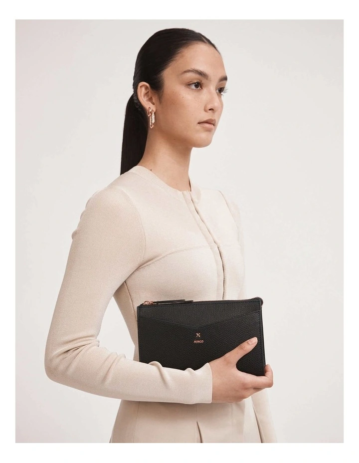 Mimco D-vine Medium Pouch In Black Rose Gold 4 Mimco D-vine Medium Pouch In Black Rose Gold - Image 2