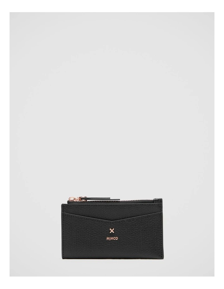 Mimco D-vine Slim Wallet In Black Rose Gold 3 Mimco D-vine Slim Wallet In Black Rose Gold